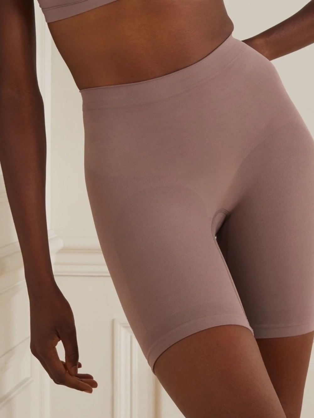 Skims Sculpting Short Mid Thigh Shorts 2X/3X in Umber